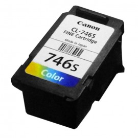 Cartridge Tinta Original Canon Small CL746S CL-746S CL 746 Small Color, Cartridge Printer Canon TR4570S TS207 TS307 iP2870 iP2870S iP2872 MG2470 MG2570 MG2570S MG2577S MG2970 MG3070 MG3070S MG3077 MG3077S MX497 Original