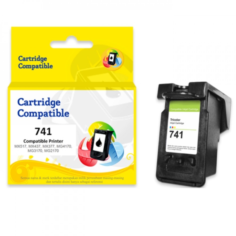 Cartridge Recycle Can CL741 CL-741 CL 741 Color, Cartridge Printer Can TS5170 MG2170 MG2270 MG3170 MG3270 MG3570 MG3670 MG4170 MG4270 MX377 MX397 MX437 MX457 MX477 MX517 MX527 MX537 Compatible