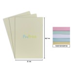 Kertas Brief Card A4 160gr isi 50Lmbr Kuning Muda, Kertas Manila BC (Brief Card) A4 210mm x 297mm For Inkjet Laserjet isi 50Lmbr Paper Brief Light Yellow