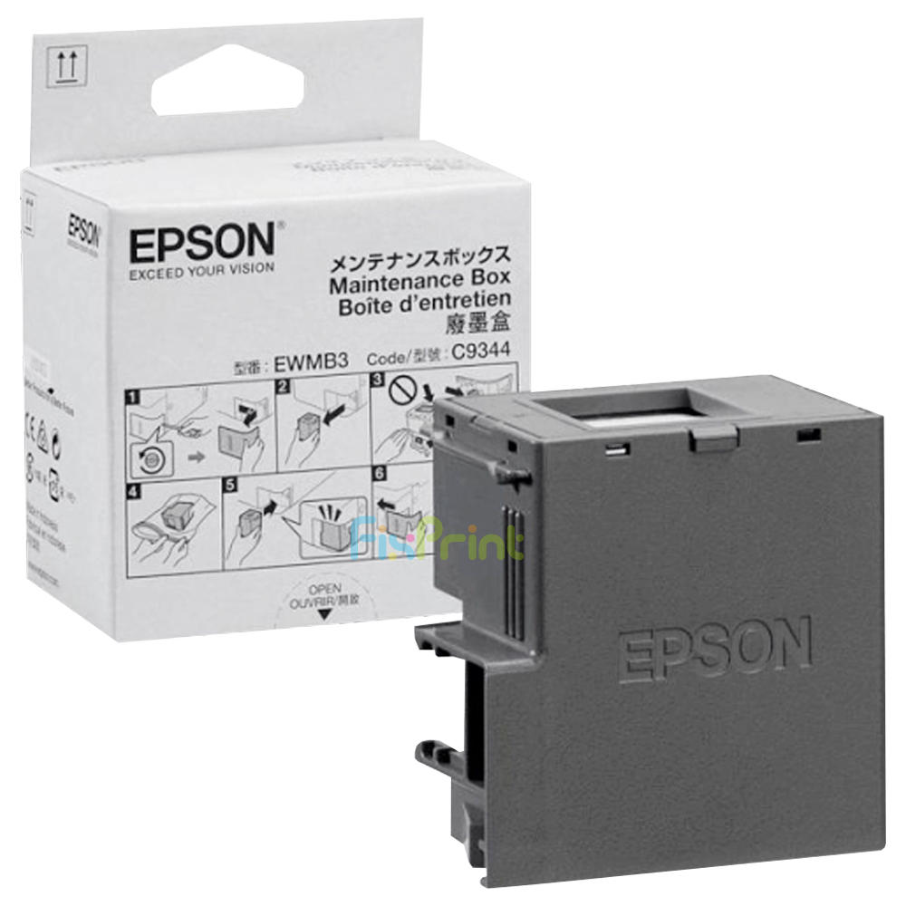 Maintenance Box ORIGINAL Epson C9344 EWMB3 Reset Waste Tank Busa Box Pembuangan, Printer Epson EcoTank L3550 L3556 L5590 Part Number C12C934461 Kotak Pemeliharaan