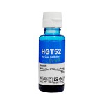 Tinta Refill HPC Compatible GT52 Cyan 65ml, Tinta Refill Printer HPC DeskJet GT5810 GT5820 All in One InkTank 115 310 315 319 350 415 419 410 SmartTank 450 510 550 610