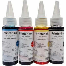 Tinta Refill Printer Ink Black 40ml, Tinta Dye Base Tutup Model Kerucut