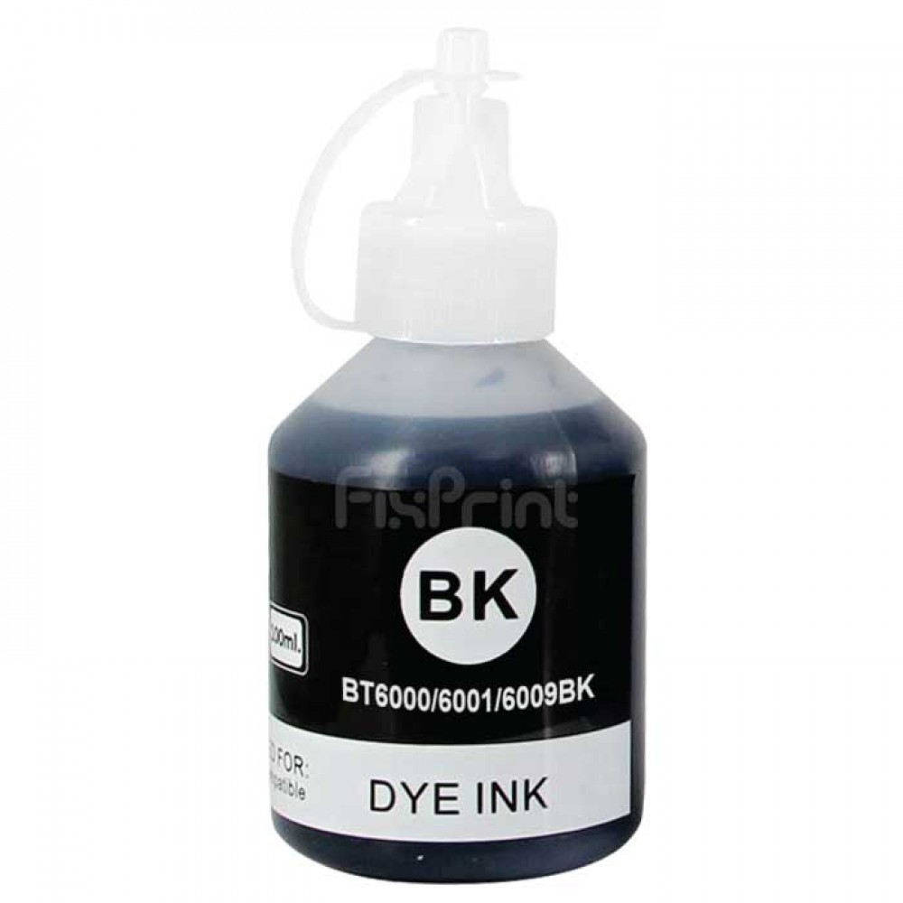 Tinta Compatible BTD60 Dye Base Black 100ml, Refill BT-D60BK Printer Bro DCP-T220W T420W T520W T720W T920DW T310 T300